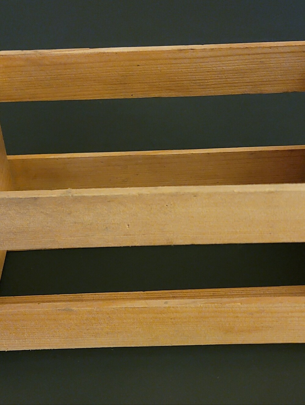 Napa Valley Natural Wood Storage Rack - Rustic Home Organization